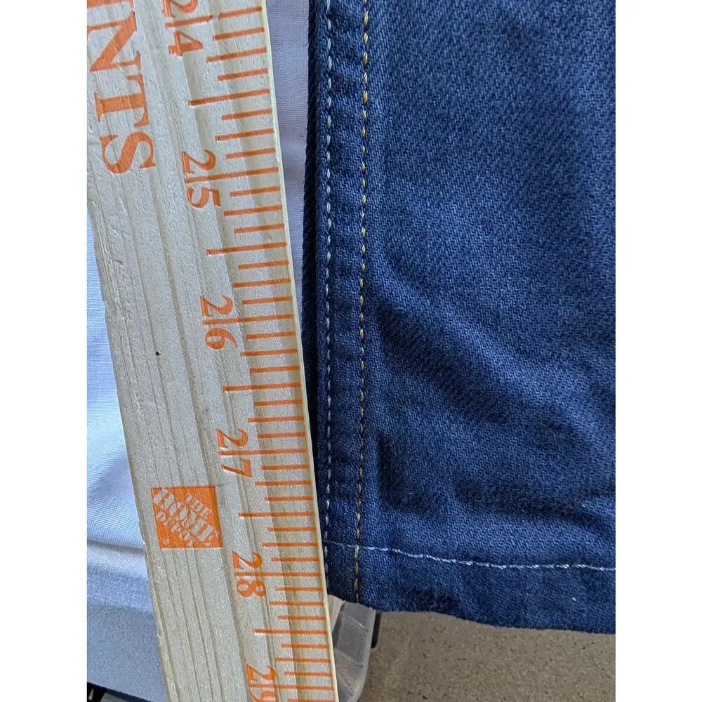 Diesel Industries‎ Mens 32x28 Navy Blue Dark Wash Straight Leg Denim Jeans